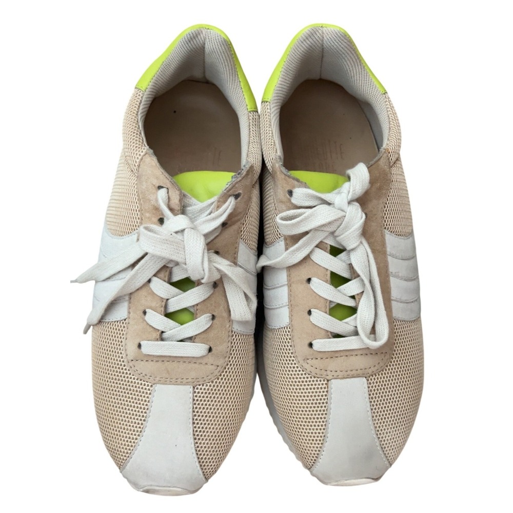 Charlotte Stone Platform Retro Sneaker Tootie in Peche Size 10